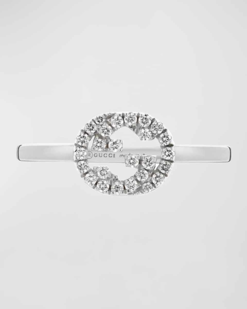 Diamond Interlocking G Ring